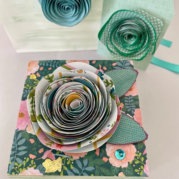 Hand Crafted Other - Flower garden match box gift set